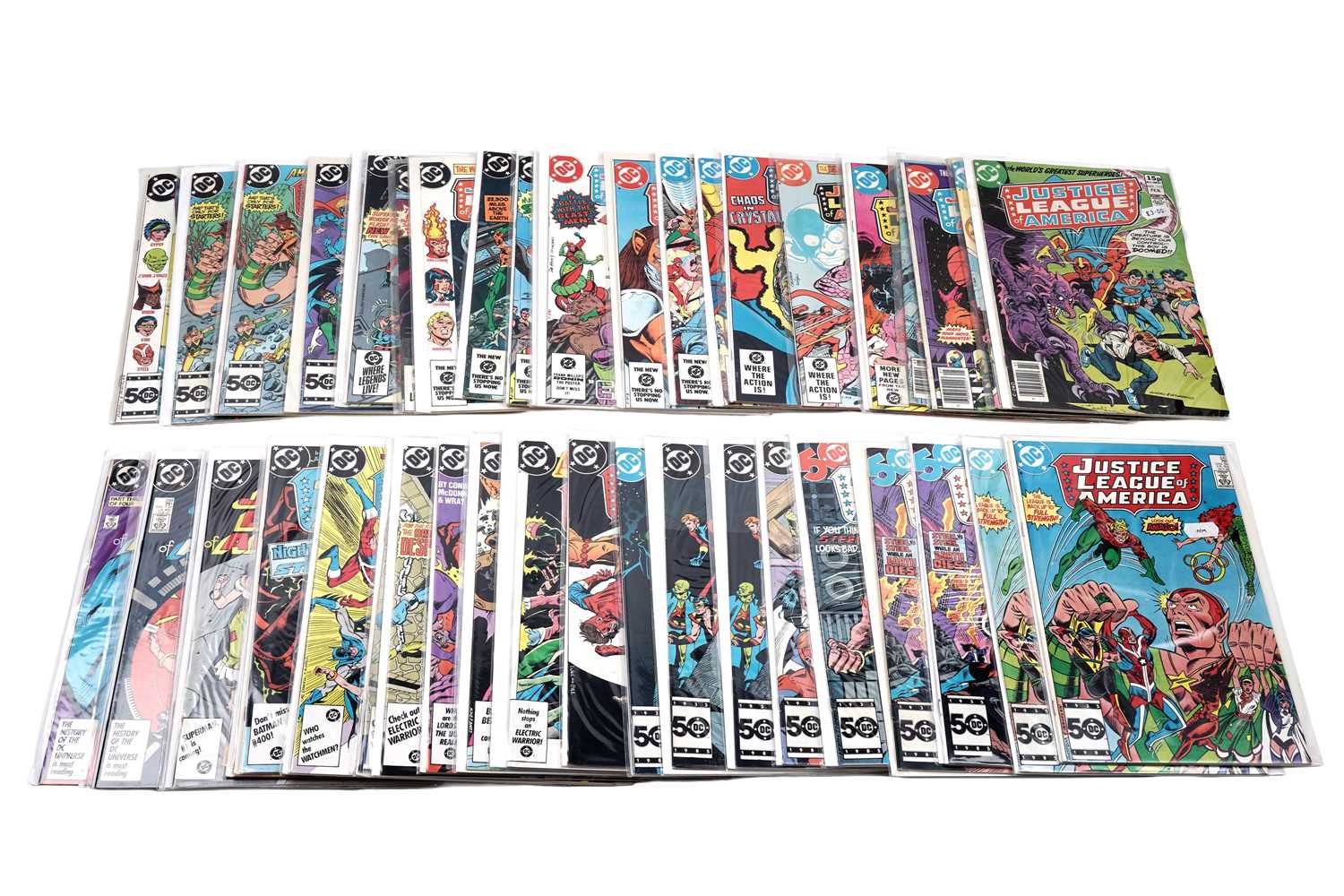 Lot 39 - Various issues of Justice League Of America, by DC Comics