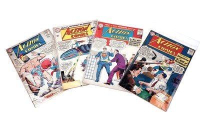 Lot 6 - Action Comics No.'s 250, 297, 303 and 308, by DC Comics