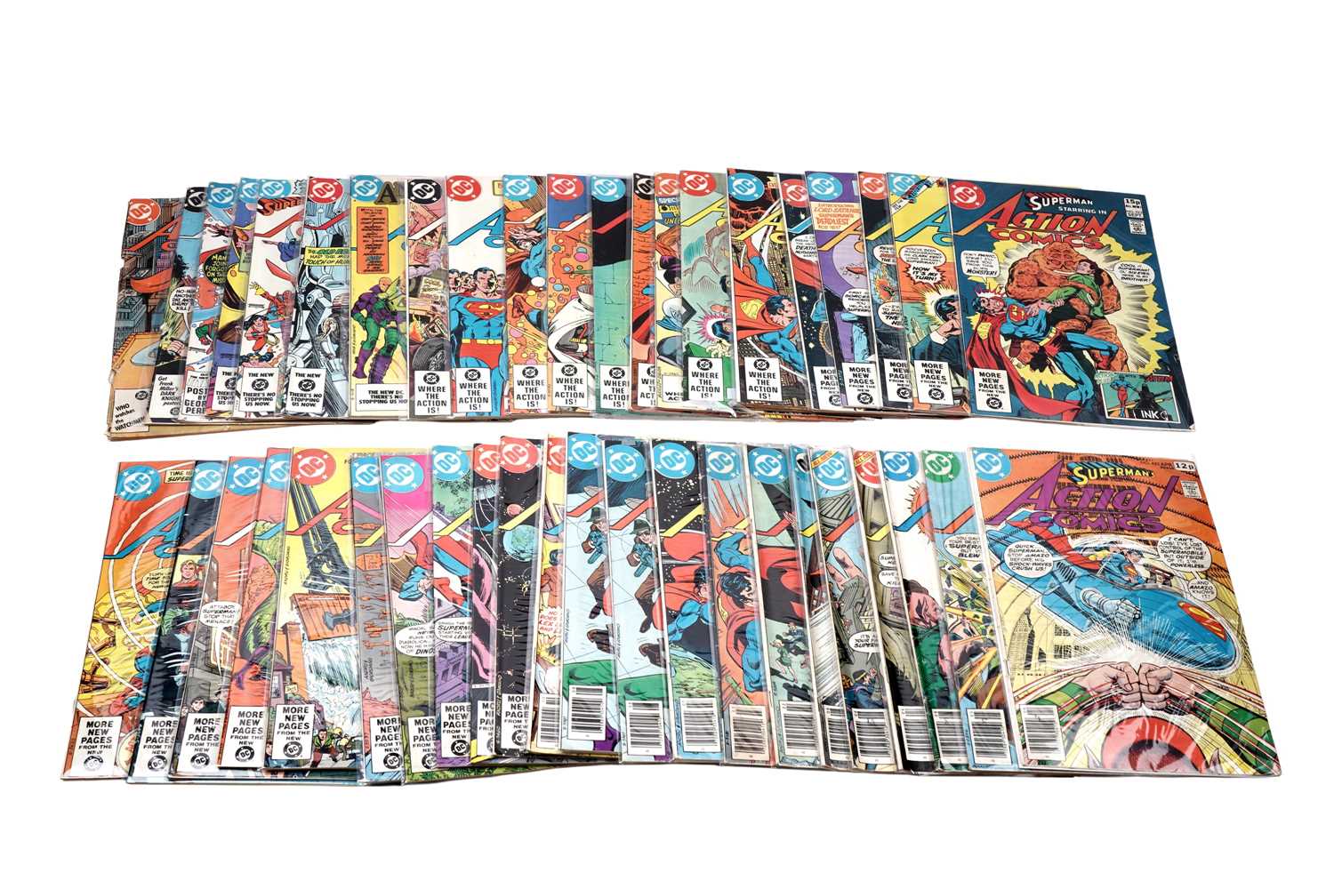 Lot 7 - Various issues of Action Comics, by DC Comics