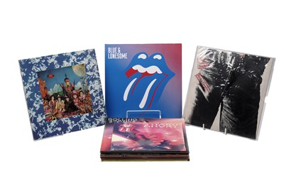 Lot 459 - Eleven Rolling Stones vinyl records