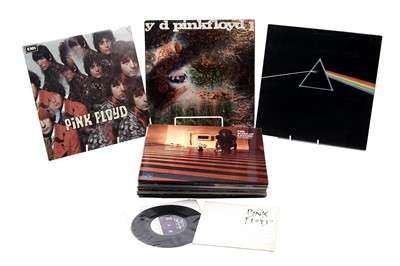 Lot 467 - Twelve Pink Floyd and associated records