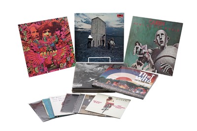 Lot 460 - Fourteen mixed Rock vinyl records