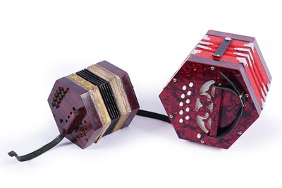 Lot 511 - Two concertinas