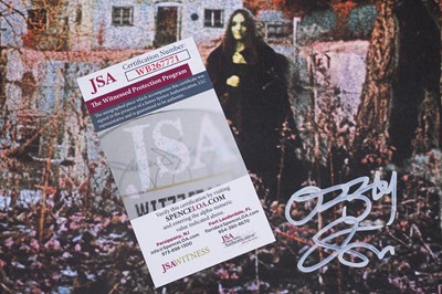 Lot 487 - An Ozzy Osbourne signed Black Sabbath vinyl album