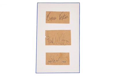Lot 444 - The Jam signed autographs — circa 1980's
