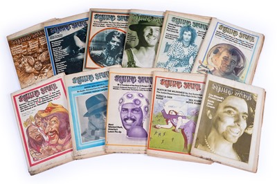 Lot 440 - A collection of Rolling Stone magazines, to include issues 130 to 140.