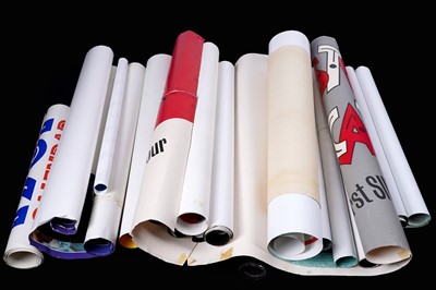 Lot 432 - A collection of posters, comprising: David Bowie, Queen, Faces and a 1981 Linda McCartney Calendar