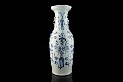 Lot 319 - A Chinese celadon glazed vase