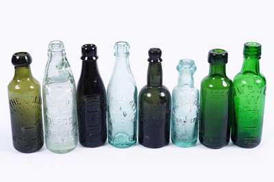 Lot 375 - A collection of 19th Century glass bottles