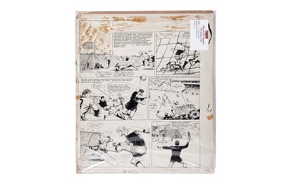 Lot 232 - Original artwork strip for Tiger's 'Roy Of The Rovers'