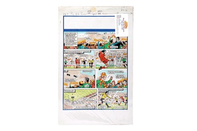 Lot 239 - Original artwork strip for Roy Of The Rovers
