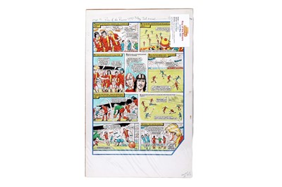 Lot 240 - Original artwork strip for Roy Of The Rovers