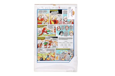 Lot 241 - Original artwork strip for Roy Of The Rovers