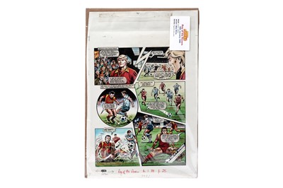 Lot 246 - Original artwork strip for Roy Of The Rovers