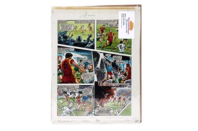 Lot 247 - Original artwork strip for Roy Of The Rovers
