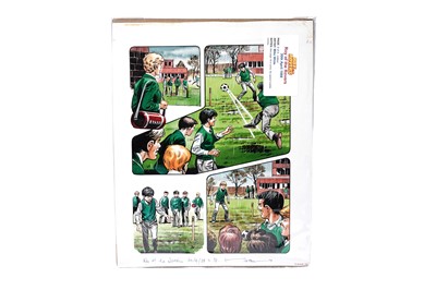 Lot 250 - Original artwork strip for Roy Of The Rovers