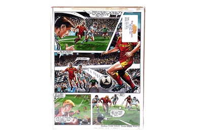 Lot 256 - Original artwork strip for Roy Of The Rovers