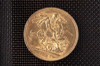 Lot 169 - A Queen Victoria 1887 gold sovereign