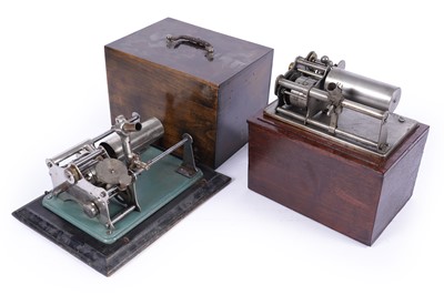 Lot 520 - Two early 20th Century cylinder phonographs