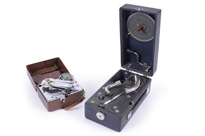 Lot 523 - Two travelling gramophones