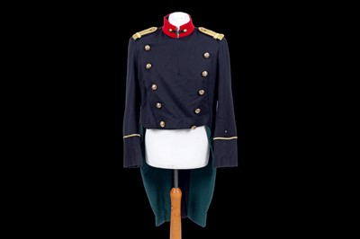 Lot 396 - A military coat and bicorn hat, designed by Dunya Ramicová