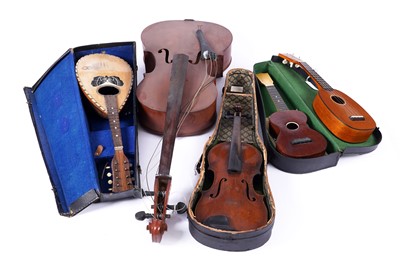 Lot 504 - A collection of musical instruments