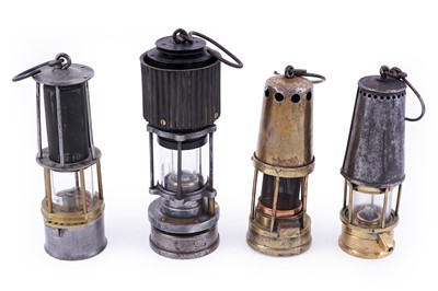 Lot 361 - A collection of miner’s lamps