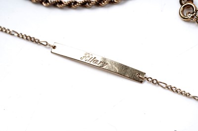 Lot 56 - Four gold bracelets