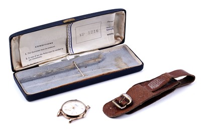 Lot 120 - A 1970s Timor gold cased wristwatch