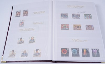 Lot 323 - A collection of modern British stamps; and other items of philatelic interest