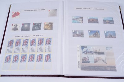 Lot 323 - A collection of modern British stamps; and other items of philatelic interest