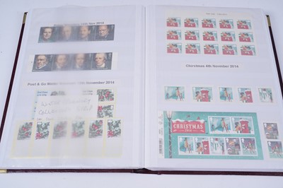 Lot 323 - A collection of modern British stamps; and other items of philatelic interest