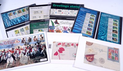Lot 323 - A collection of modern British stamps; and other items of philatelic interest