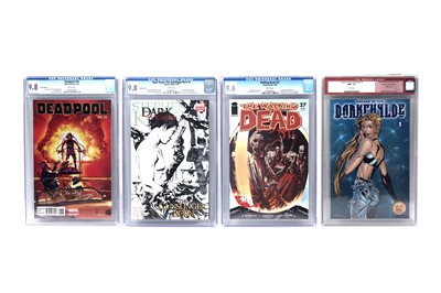Lot 222 - Four CGC slabbed and graded comics
