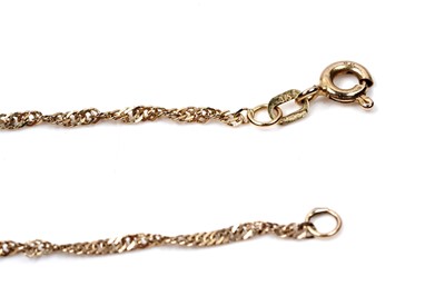 Lot 68 - Gold jewellery items