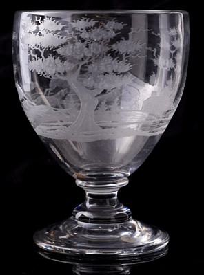 Lot 430 - A pair of early 19th Century hunting goblets