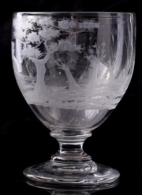 Lot 430 - A pair of early 19th Century hunting goblets