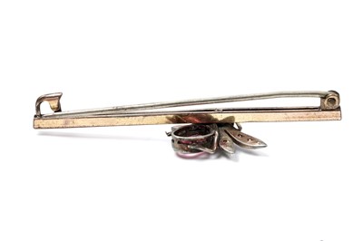 Lot 92 - An early 20th Century insect brooch; and one further Edwardian paste brooch