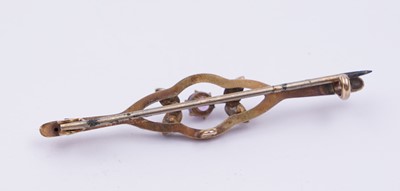 Lot 99 - Edwardian and later brooches; and a ring