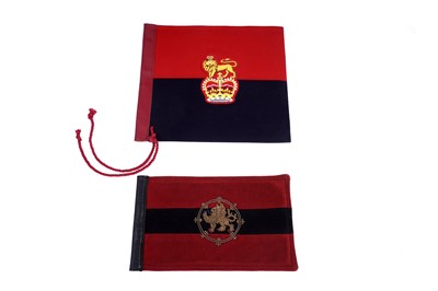 Lot 252 - Two General's British Army car pennants and ephemera