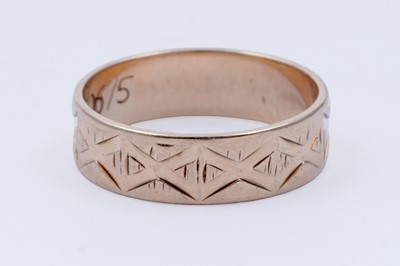 Lot 43 - Two 9ct gold wedding bands