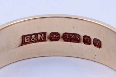 Lot 43 - Two 9ct gold wedding bands