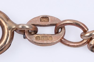 Lot 44 - A 9ct gold curb-link bracelet