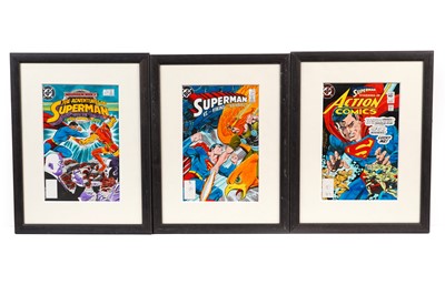 Lot 11 - Three DC Comics artworks