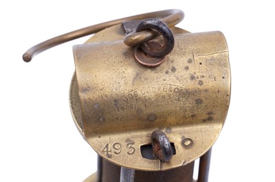 Lot 163 - Two Joseph Cooke ‘Clanny No.2’ type lamps
