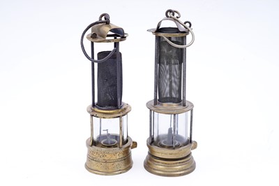 Lot 221 - Two ‘Clanny’ type miners’ lamps