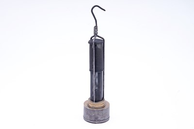 Lot 220 - A ‘Davy 9’ type miner's lamp