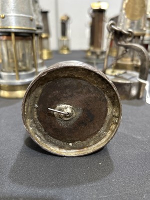 Lot 220 - A ‘Davy 9’ type miner's lamp