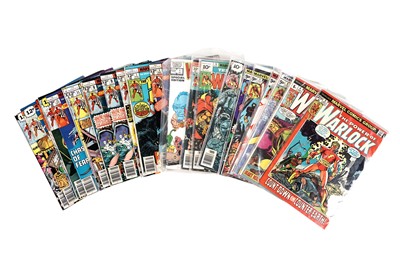 Lot 89 - Warlock, and The Human Fly, by Marvel Comics