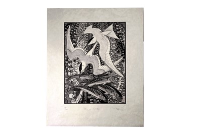 Lot 407 - Colin See Paynton - Air - Water | wood engraving